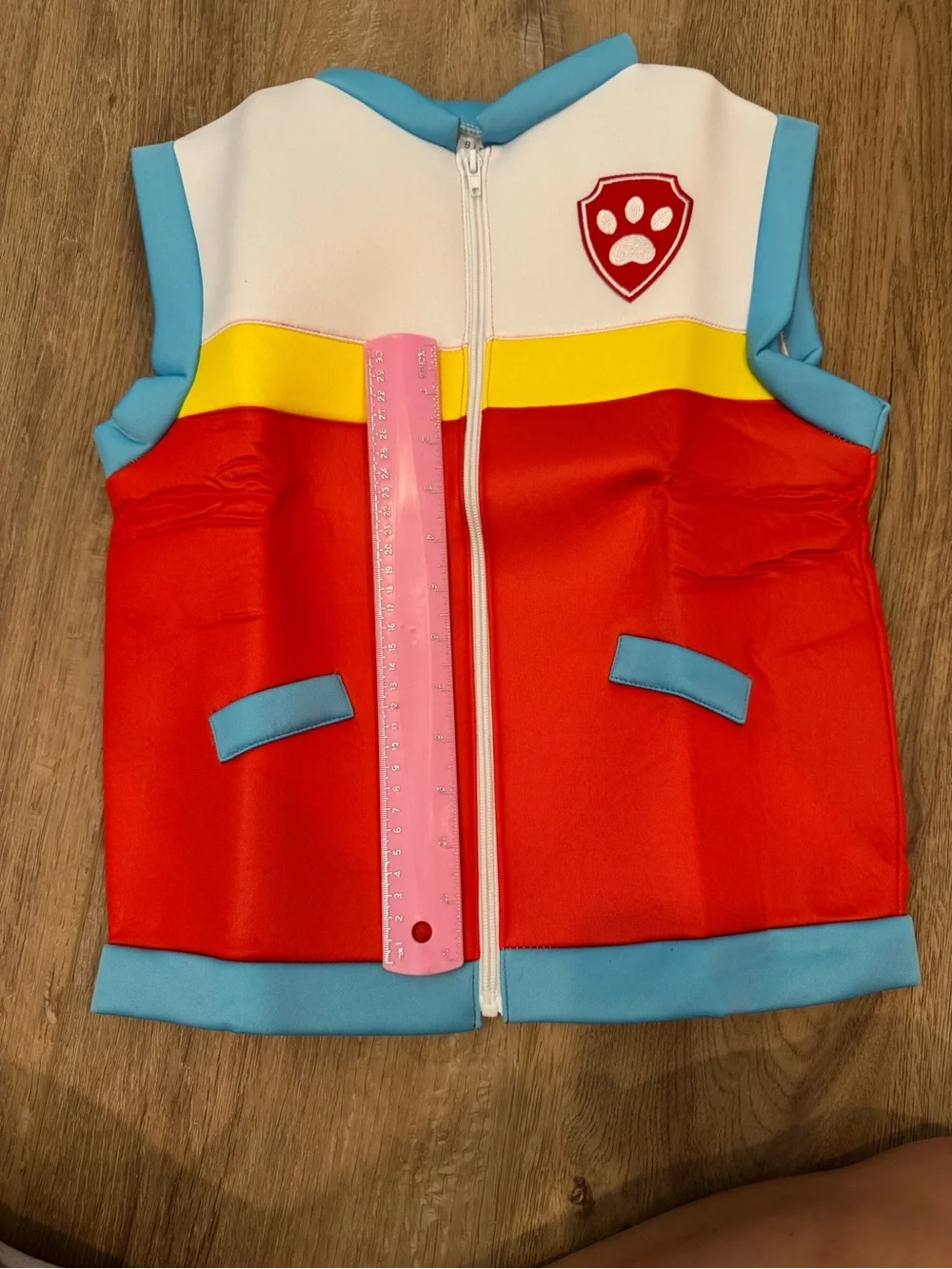 Kids Red & Light Blue Paw Patrol-Inspired Costume Vest